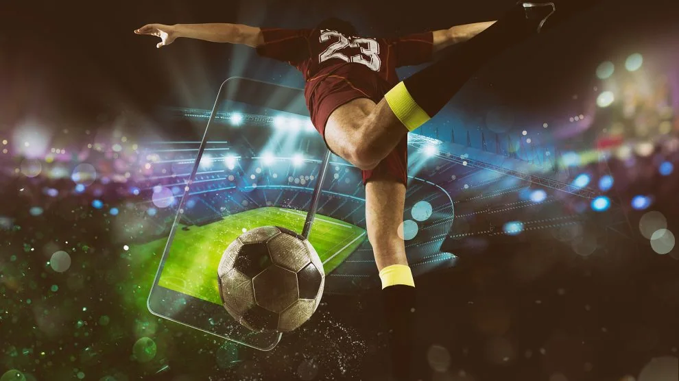 Tampilan suasana pertandingan olahraga untuk lobi RAYA22